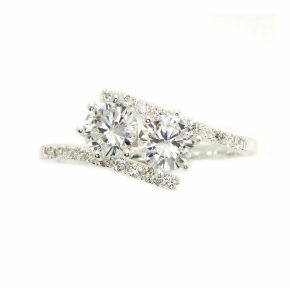 Two Stone Diamond Ring